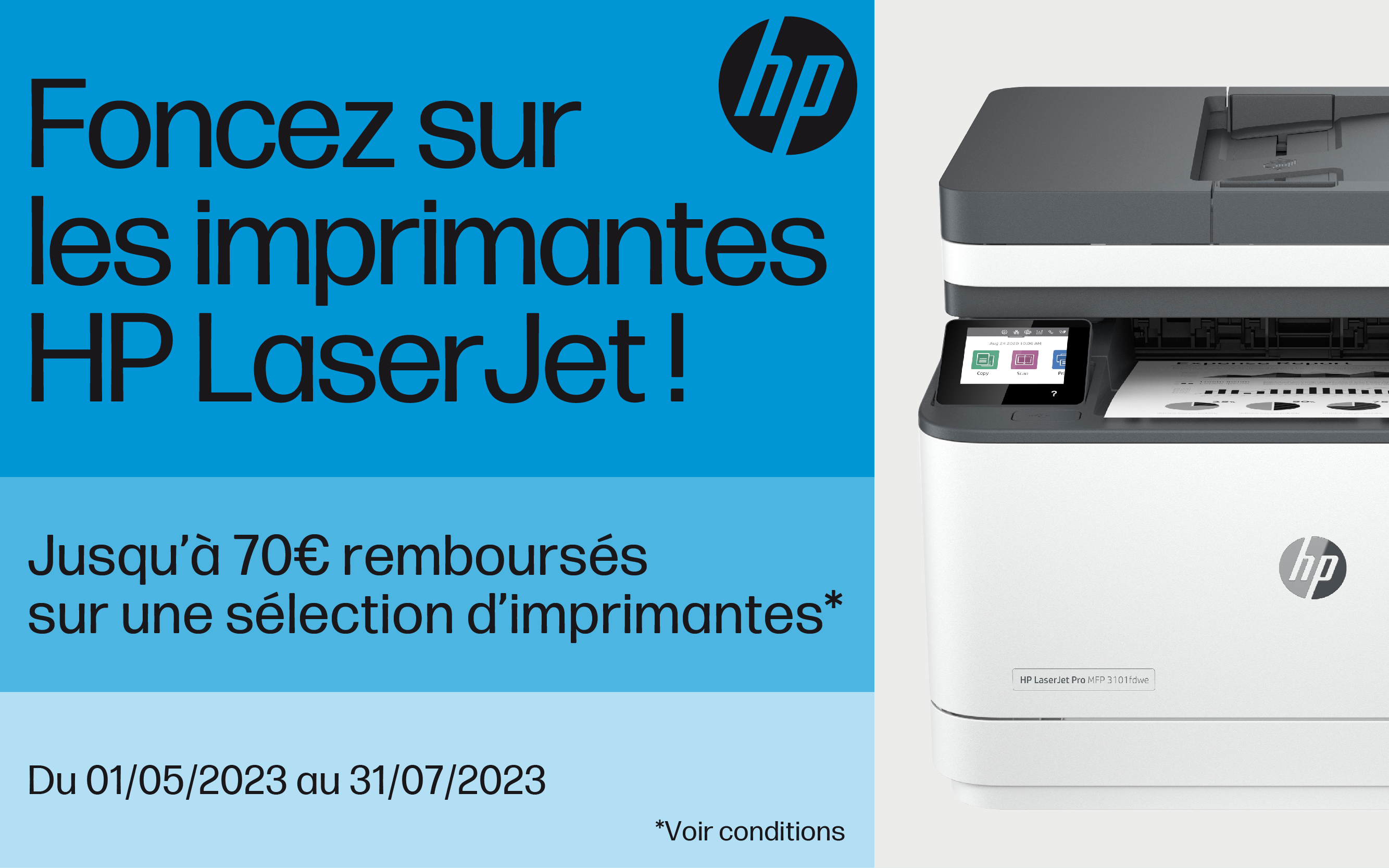 Offre de remboursement HP